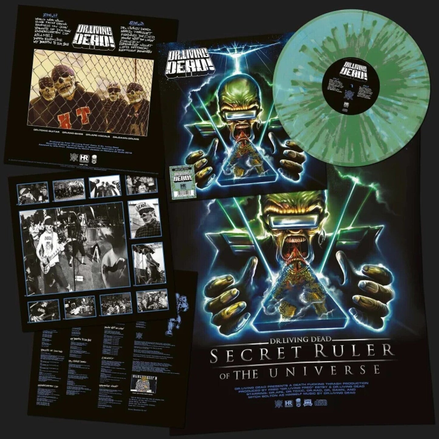 Dr. Living Dead! (Electric Blue/ Olive Green Splatter LP Vinyl/Reissue)