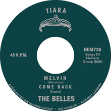 the album cover for The Belles - Melvin b/w Come Back [Vinyl Single]