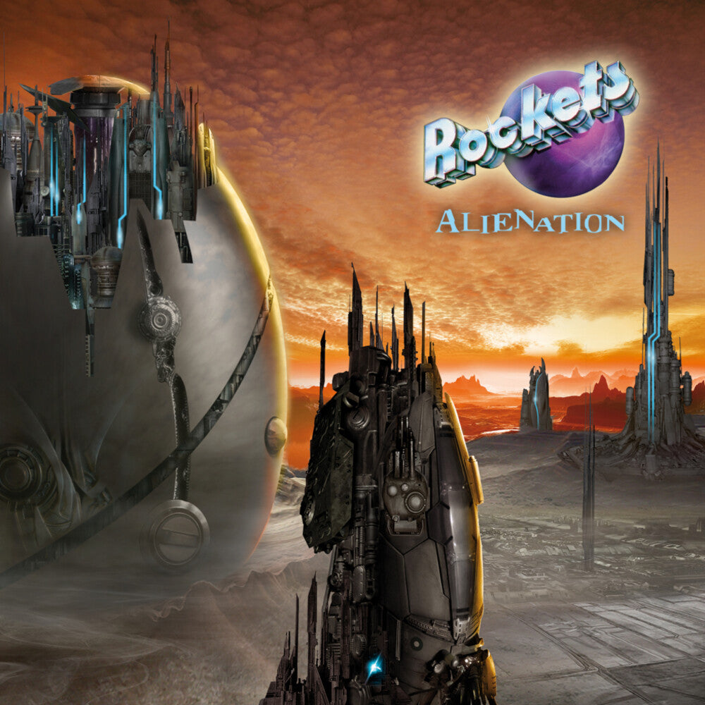 the album cover for Rockets - Alienation (Pict) (Ita)