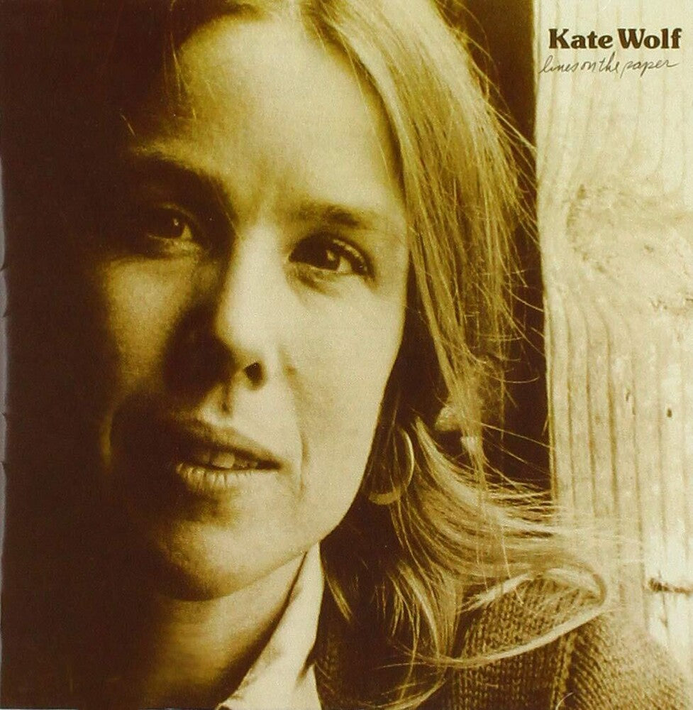 the album cover for Kate Wolf - Lines On The Paper