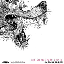 the album cover for JD McPherson - Undivided Heart & Soul [Colored Vinyl] (Red) (Stic) (Ylw)