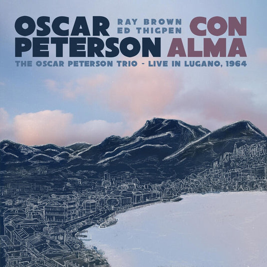 the album cover for Oscar Peterson - Con Alma: The Oscar Peterson Trio -- Live in Lugano, 1964 [RSD Black Friday 2023]