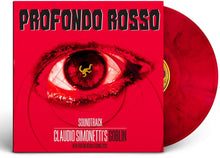 the album cover for Claudio Simonetti  / Goblin (Blk) (Colv) (Red) - Profondo Rosso - O.S.T. (Blk) [Colored Vinyl] (Red) (Ita)