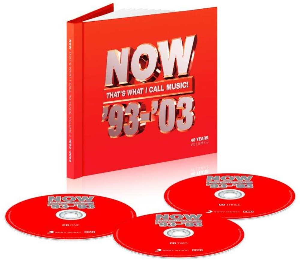 the album cover for Now That's What I Call 40 Years: Vol 2 - 1993-2003 - Now That's What I Call 40 Years: Vol 2 - 1993-2003