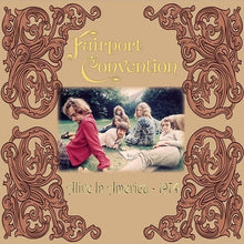 the album cover for Fairport Convention - Alive In America 1974 (Gate) [180 Gram] (Tan)