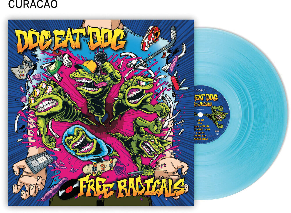 the album cover for Dog Eat Dog - Free Radicals [Colored Vinyl] [Limited Edition]