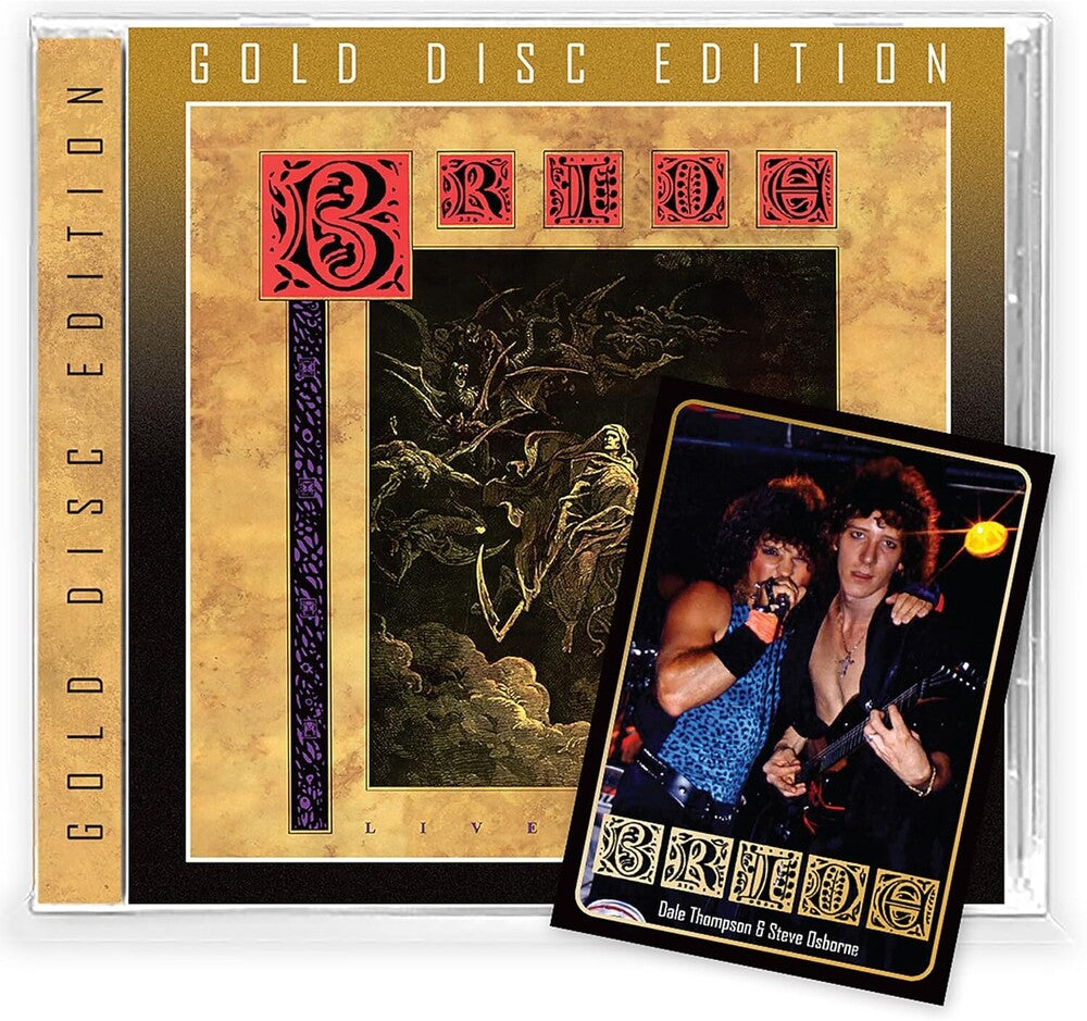 the album cover for Bride - Live To Die (Gold Disc)