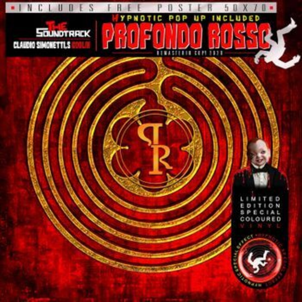 the album cover for Claudio Simonetti  / Goblin (Ltd) (Ita) - Profondo Rosso - O.S.T. [Limited Edition] (Ita)