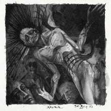 the album cover for Xasthur - All Reflections Drained (Gate)