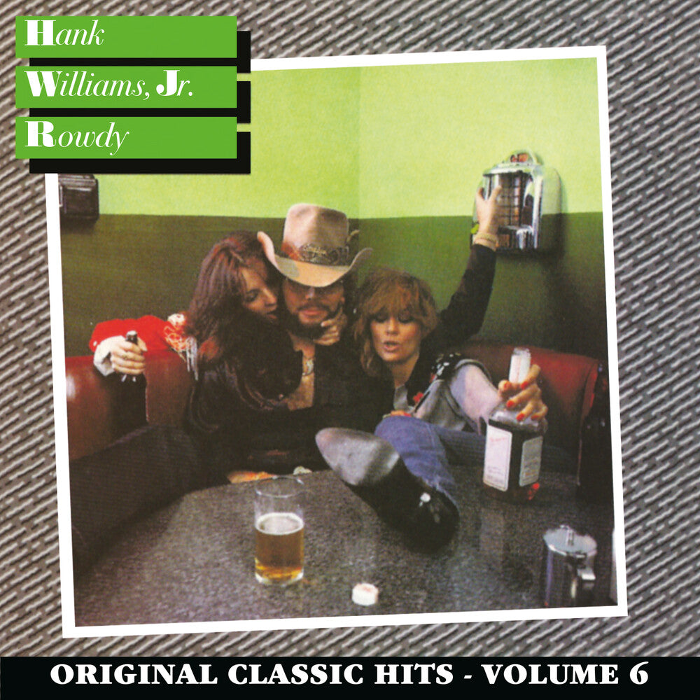 the album cover for Hank Williams Jr. - Rowdy