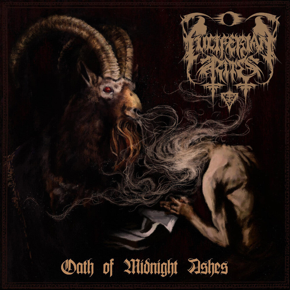 the album cover for Luciferian Rites - Oath Of Midnight Ashes