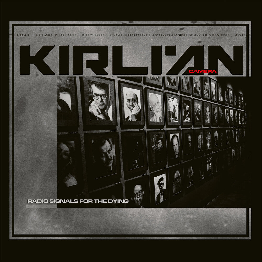 the album cover for Kirlian Camera - Radio Signals For The Dying - Transparent Red