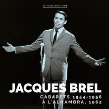 the album cover for Jacques Brel - Cabarets 1954-1956 (Uk)
