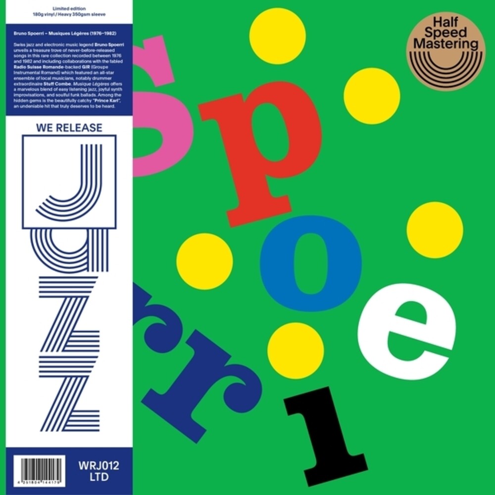 the album cover for Bruno Spoerri - Musiques Legeres (1976-1982) [Limited Edition]