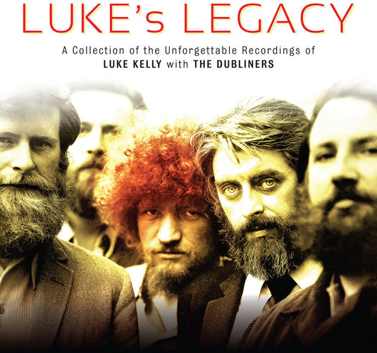 the album cover for Luke Kelly  & The Dubliners - Luke's Legacy
