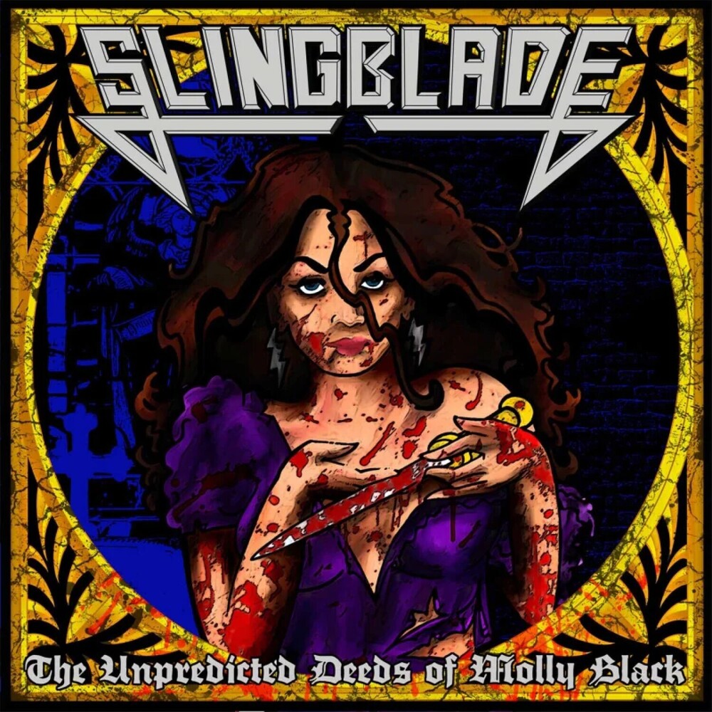 the album cover for Slingblade - Unpredicted Deeds Of Molly Black [Colored Vinyl] (Spla)