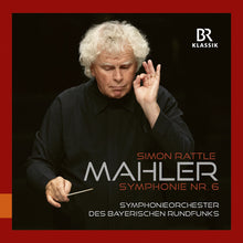 the album cover for Rattle / Mahler - Symphony No. 6