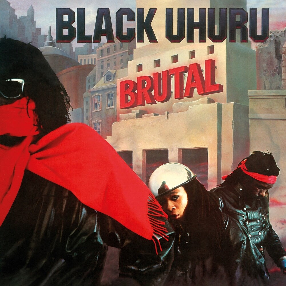 the album cover for Black Uhuru - Brutal