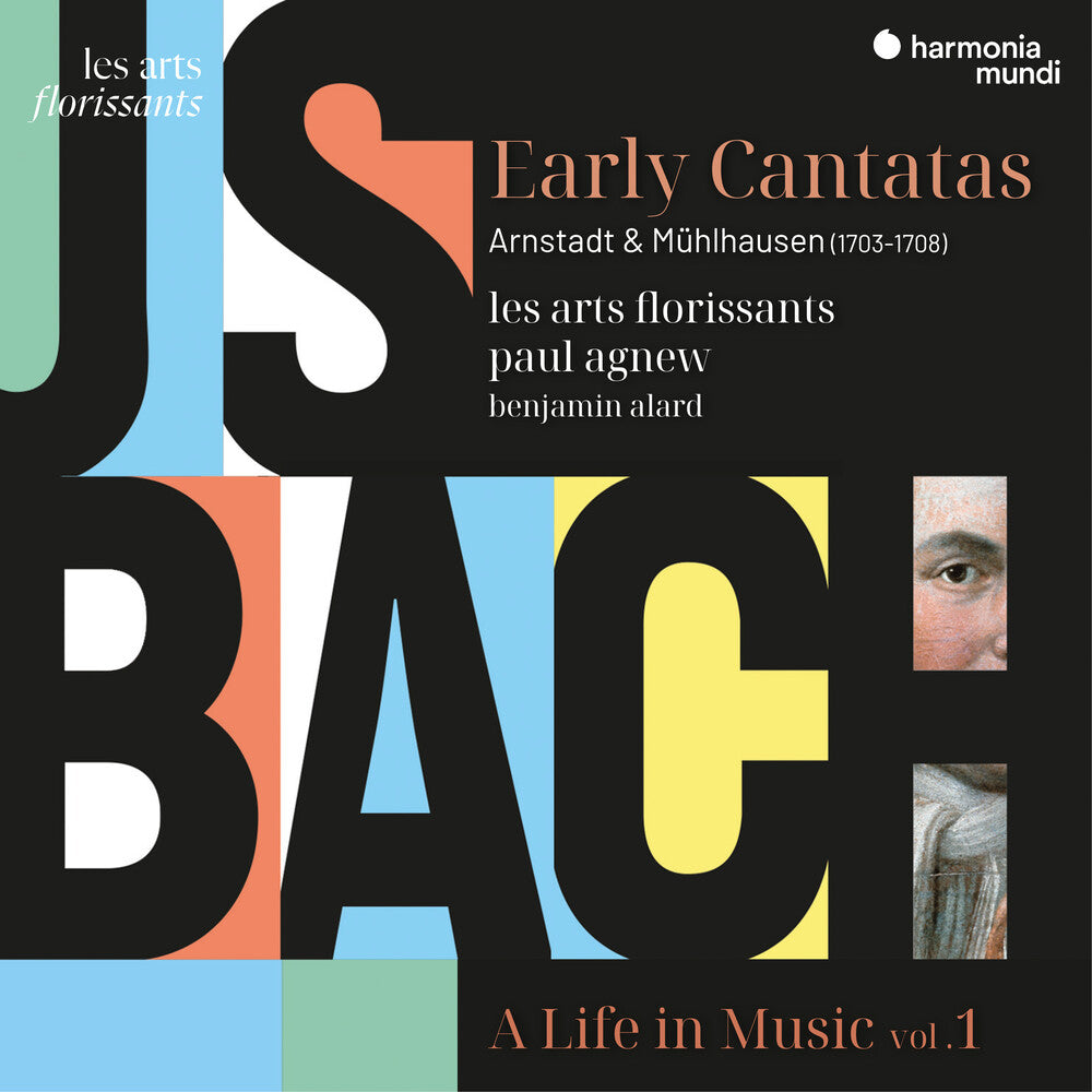 the album cover for Les Arts Florissants - Bach: A Life In Music Vol.1