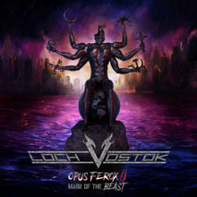the album cover for Loch Vostok - Opus Ferox Ii - Mark Of The Beast - Marbled [Colored Vinyl]