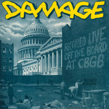 the album cover for Damage - Recorded Live Off The Board At Cbgb [Record Store Day] 