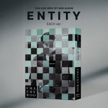 the album cover for Cha Eun Woo - Entity - Each Version - Random Cover (Post) (Stic)