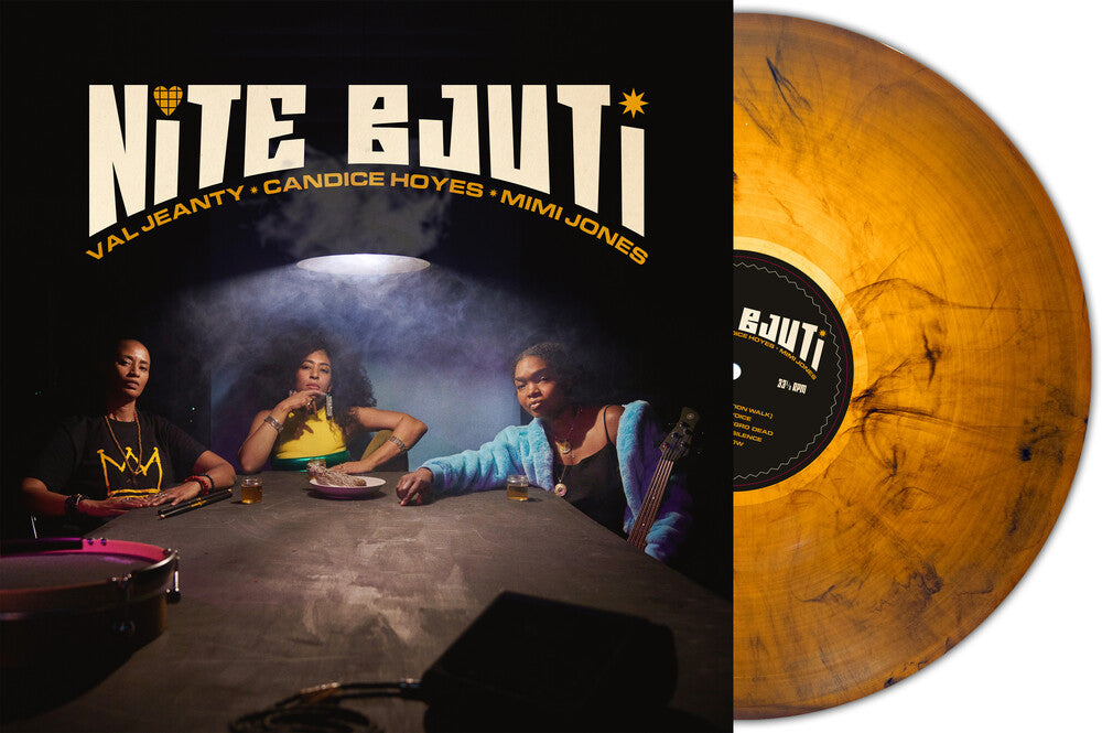 the album cover for Nite Bjuti - Nite Bjuti - Marble Colored Vinyl