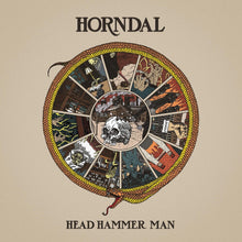 the album cover for Horndal - Head Hammer Man (Blk) [Clear Vinyl]