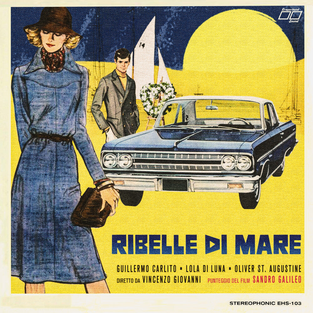 the album cover for Sandro Galileo  & Eraserhood Sound (Colv) (Pnk) - Ribelle Di Mare / O.S.T. [Colored Vinyl] (Pnk) (Can)