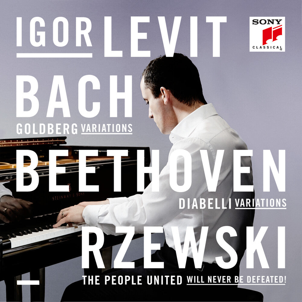 the album cover for Igor Levit - Bach - Beethoven - Rzewski [Box Set]