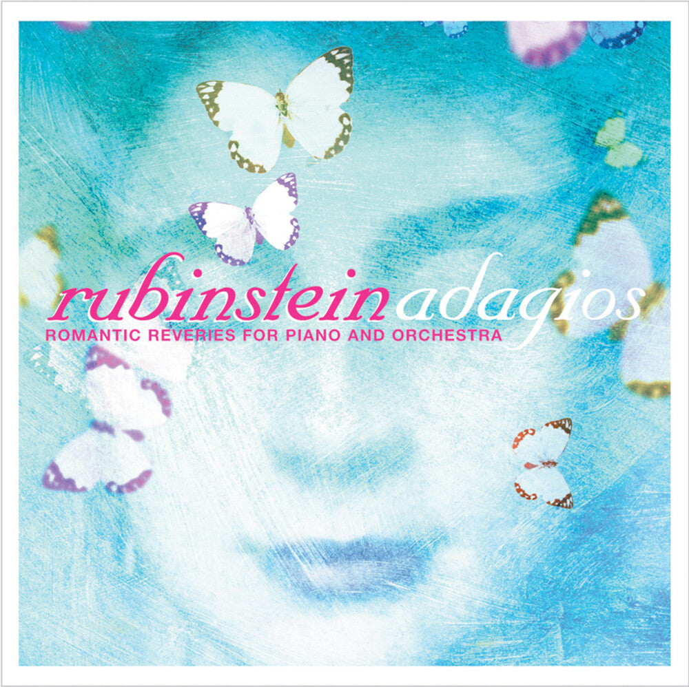 the album cover for Artur Rubinstein - Adagios: Romantic Reveries For Piano & Orchestra