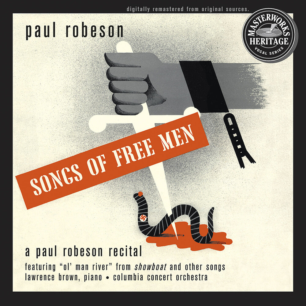 the album cover for Paul Robeson - Songs Of Free Men