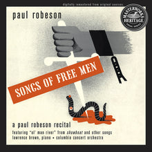 the album cover for Paul Robeson - Songs Of Free Men