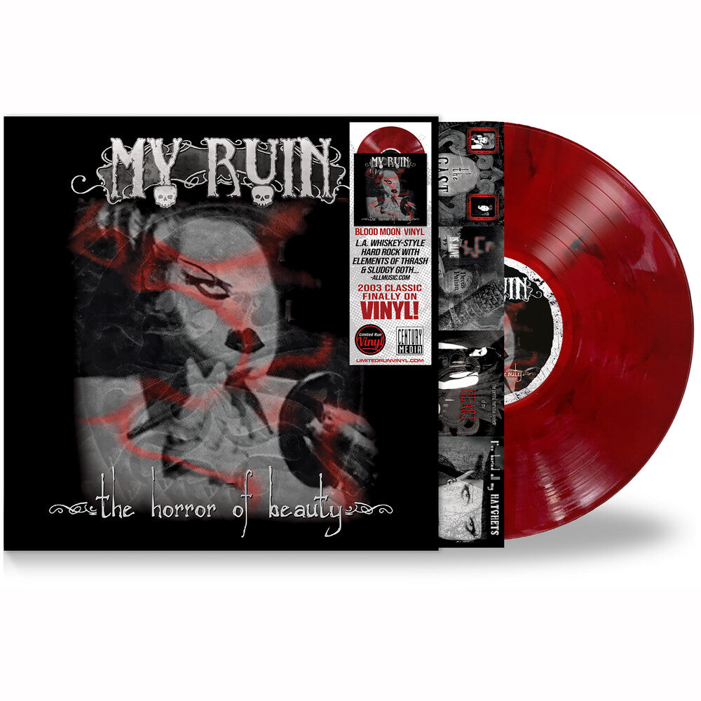 the album cover for My Ruin - Horror Of Beauty