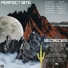 the album cover for Secrecies - Perfect Bite [Clear Vinyl] [Limited Edition] (Red)