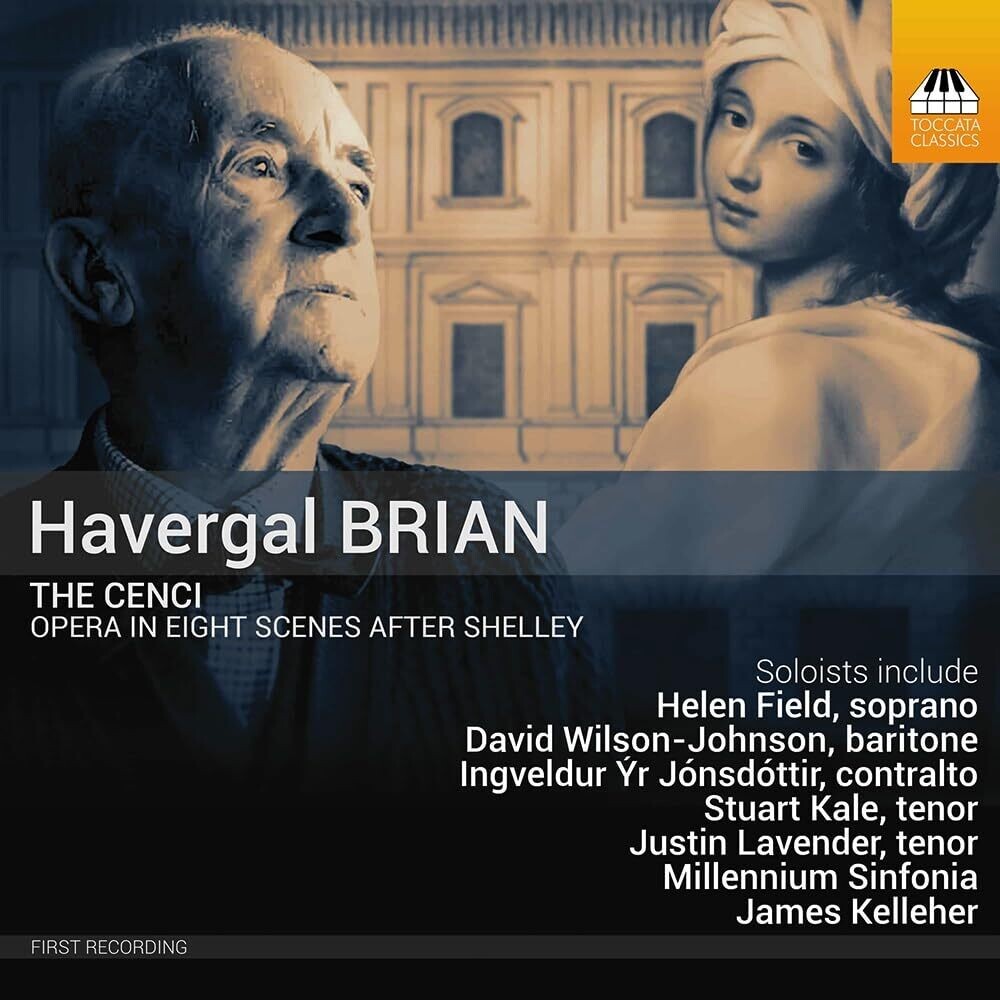 the album cover for Brian / Shelley / Field / Millennium Sinfonia - Cenci