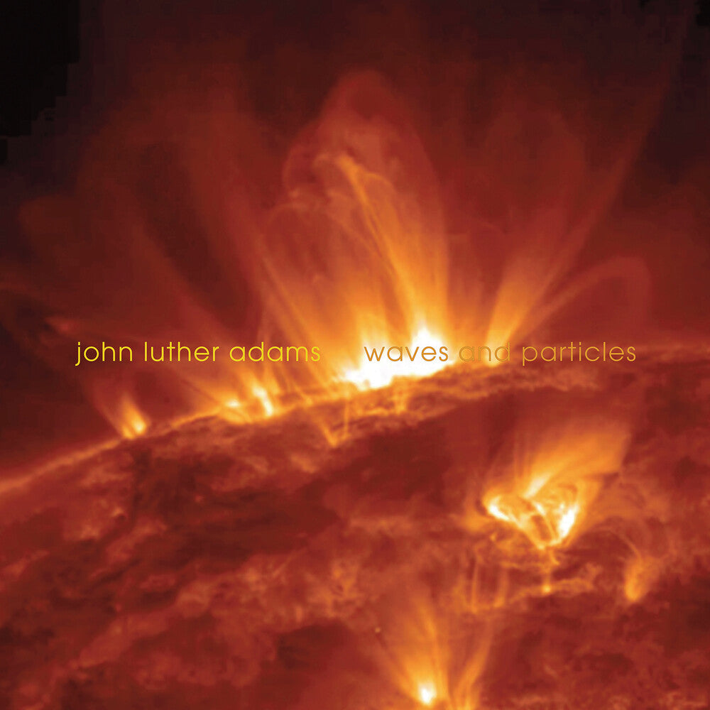 the album cover for Adams / Jack Quartet - Waves & Particles