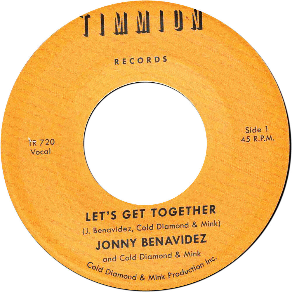 the album cover for Jonny Benavidez  & Cold Diamond & Mink - Let's Get Together