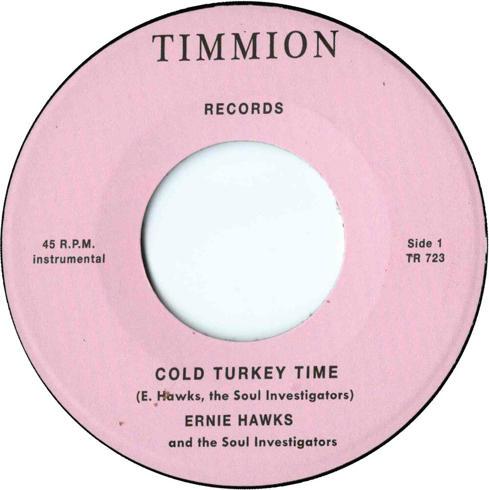 the album cover for Ernie Hawks  & The Soul Investigators - Cold Turkey Time/Trackin' Down