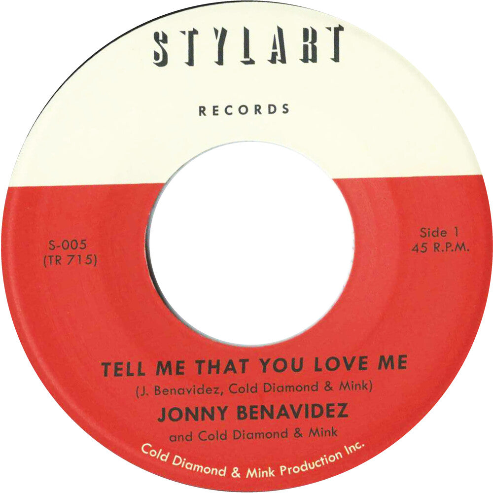 the album cover for Jonny Benavidez  / Cold Diamond & Mink - Tell Me That You Love Me