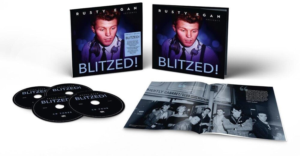 the album cover for Rusty Egan Presents Blitzed / Various - Rusty Egan Presents Blitzed / Various (Box) [Deluxe]