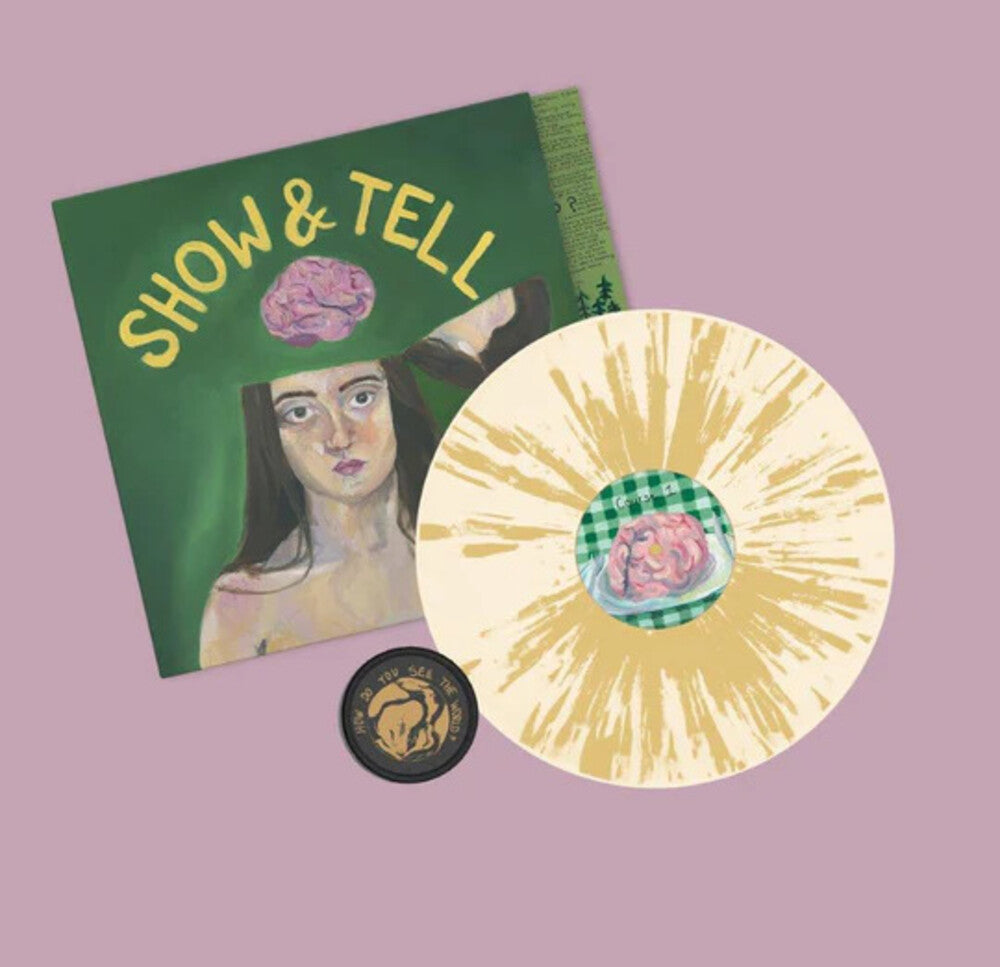 the album cover for Bored at My Grandmas House - Show & Tell [Colored Vinyl] (Crem) (Ylw) (Spla) (Uk)