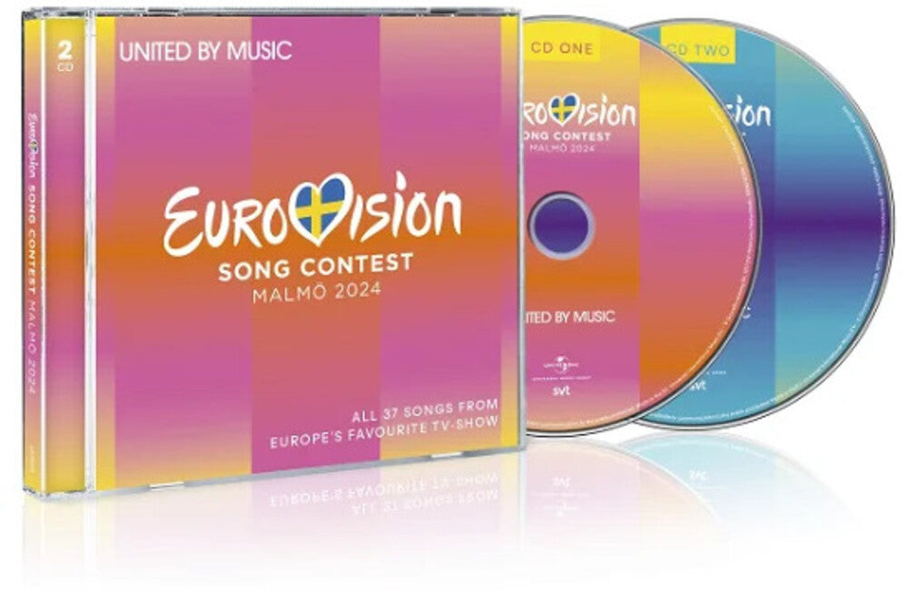 the album cover for Eurovision Song Contest Malmo 2024 / Various - Eurovision Song Contest Malmo 2024 / Various (Uk)