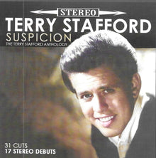 the album cover for Terry Stafford - Suspicion: Terry Stafford Anthology