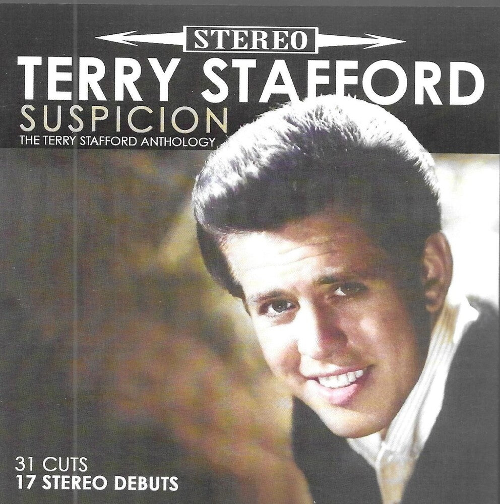 the album cover for Terry Stafford - Suspicion: Terry Stafford Anthology