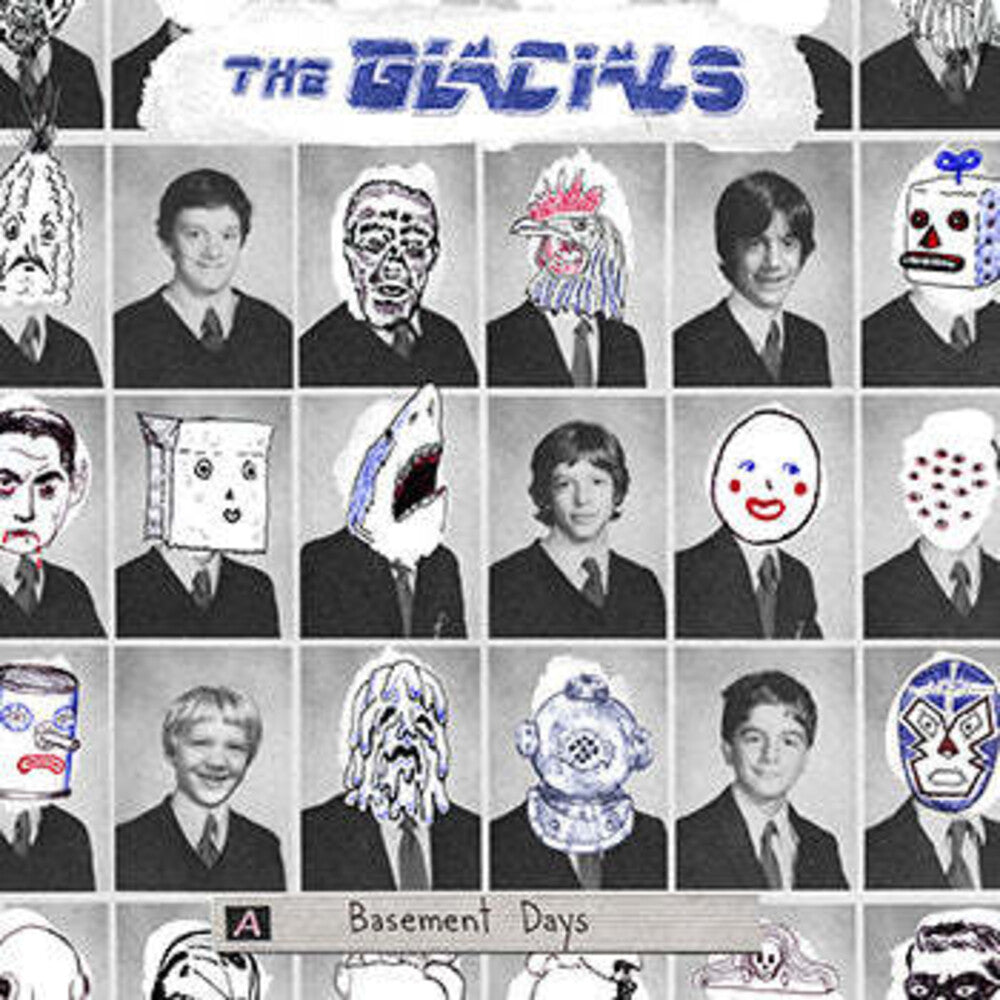 the album cover for Glacials - Basement Days (Blue) [Colored Vinyl] [Limited Edition] (Can)
