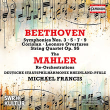 the album cover for L Beethoven .V. / Krahe / Ballard - Mahler Re-Orchestrations
