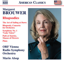 the album cover for Brouwer / Orf Vienna Radio Symphony Orchestra - Rhapsodies