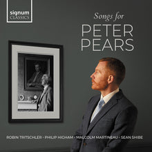 the album cover for Bennett / Oldham / Tritschler - Songs For Peter Pears
