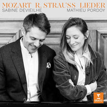 the album cover for Mozart / R Strauss  / Devieilhe / Pordoy - Mozart & R. Strauss: Lieder (Uk)